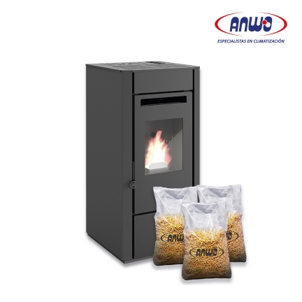 KIT ESTUFA STELLA 6 + 20 BOLSAS PELLET 18KG